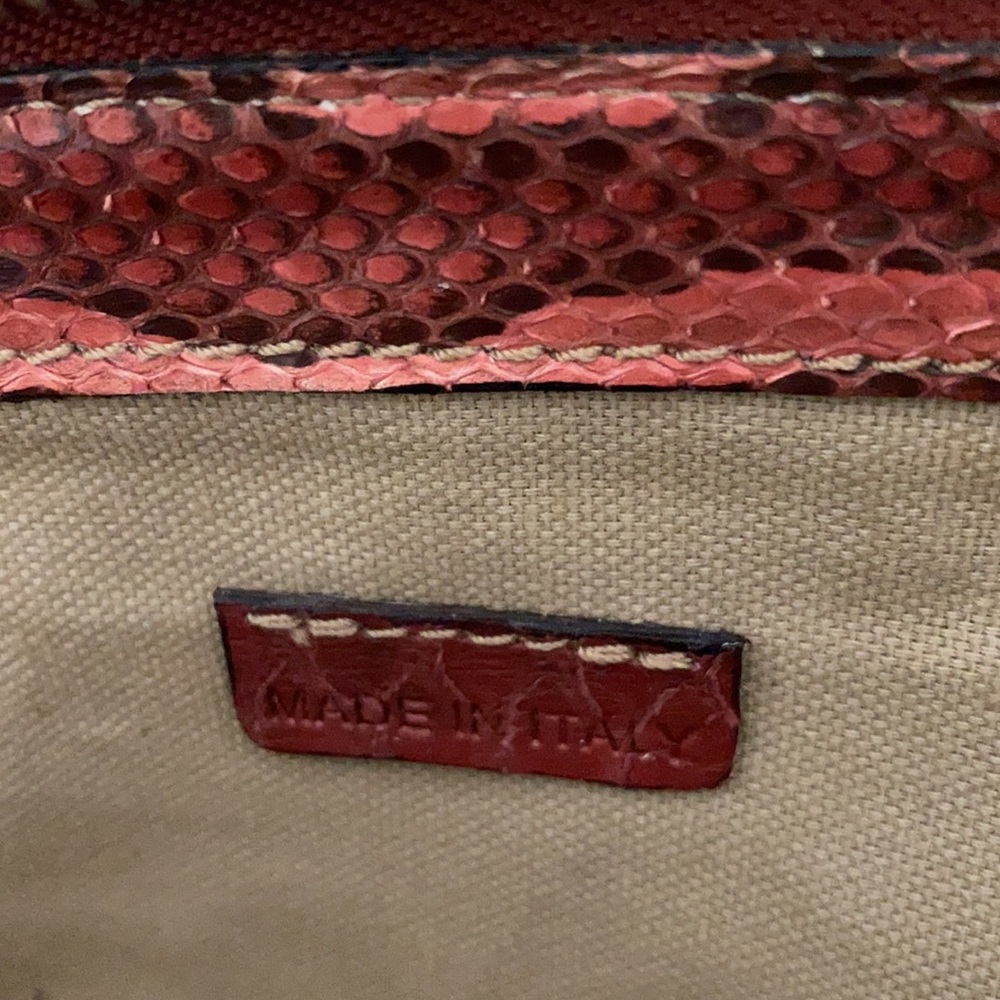 Burberry PYTHON House Check Clutch - Picture 6 of 7
